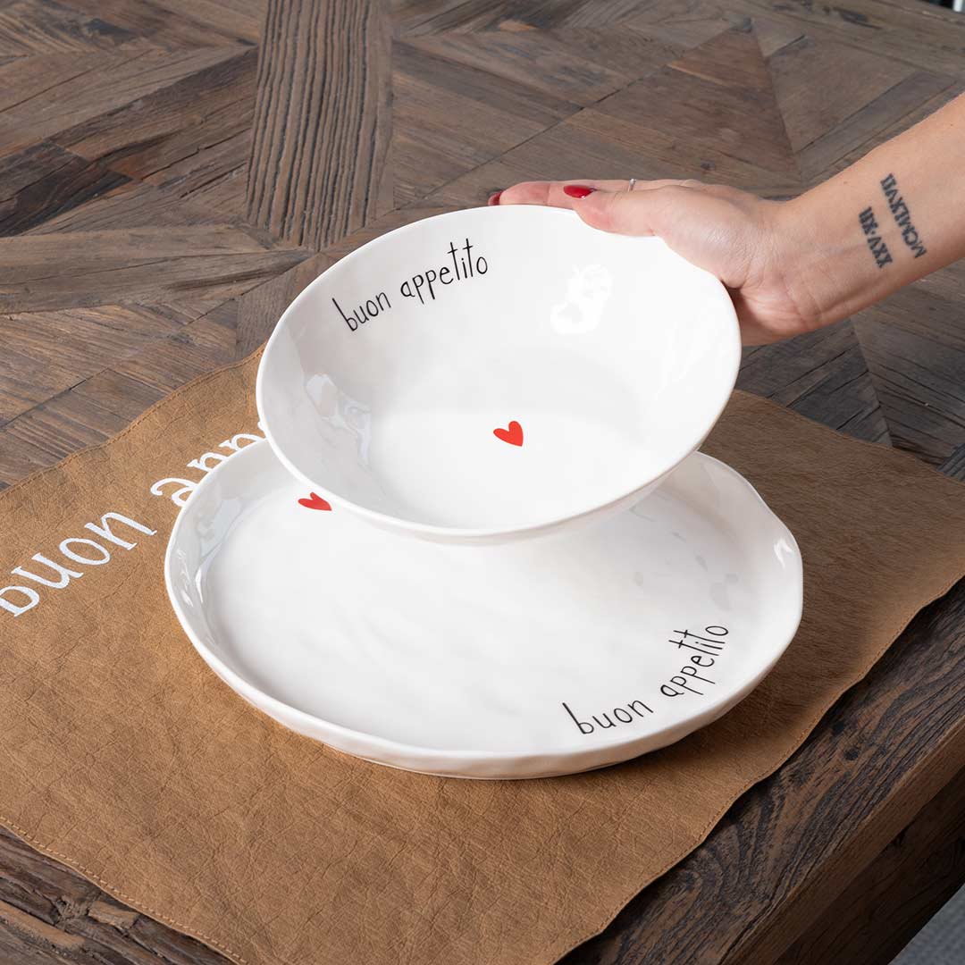 Set Piatti 18 Pz Buon Appetito Simple Day