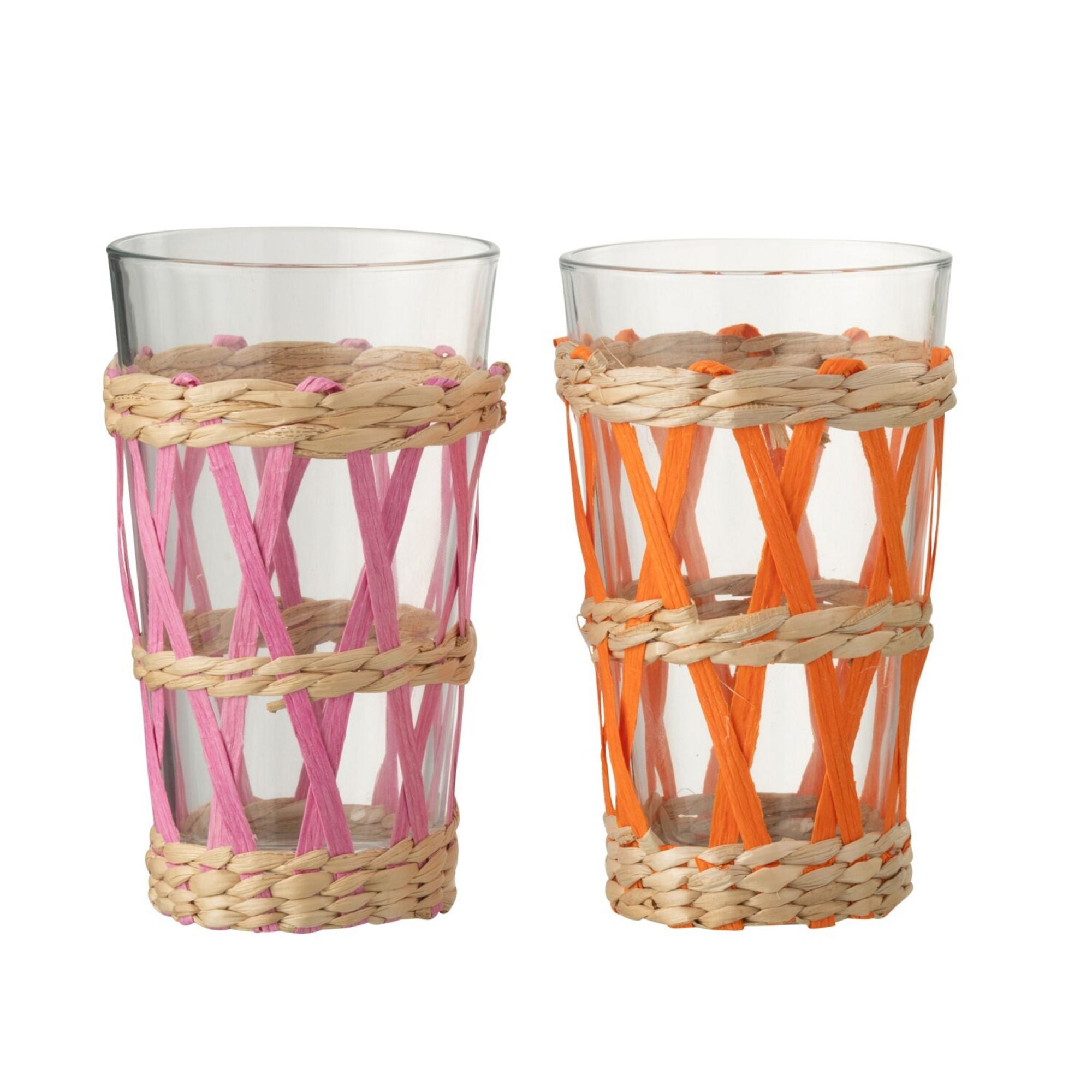 Set 4 Bicchieri Bibita Intrecciati Jolipa