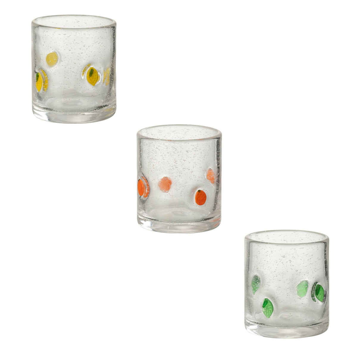 Set 3 Bicchieri Agrumi Jolipa