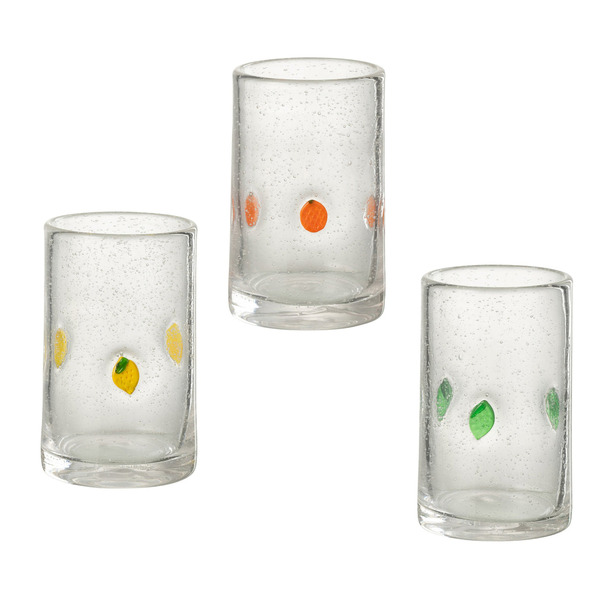 Set 3 Bicchieri Bibita Agrumi Jolipa