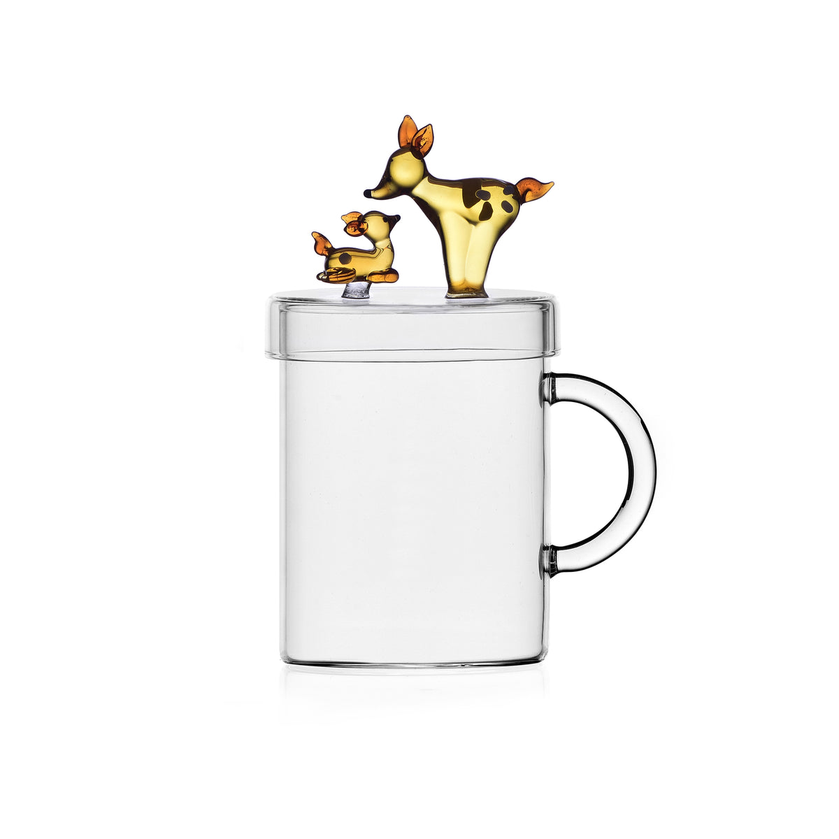 Mug con coperchio famiglia cerbiatti Ichendorf