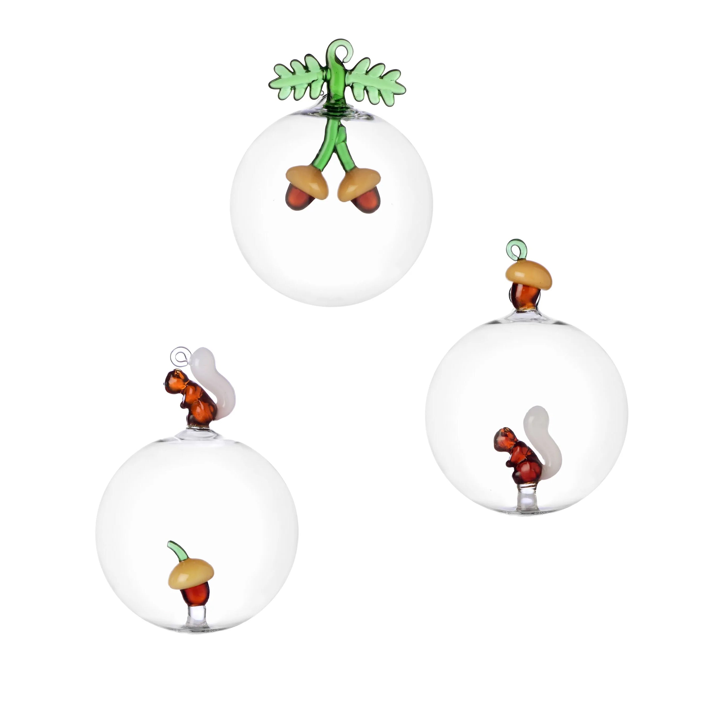 Set 3 sfere Natale 3 Ichendorf