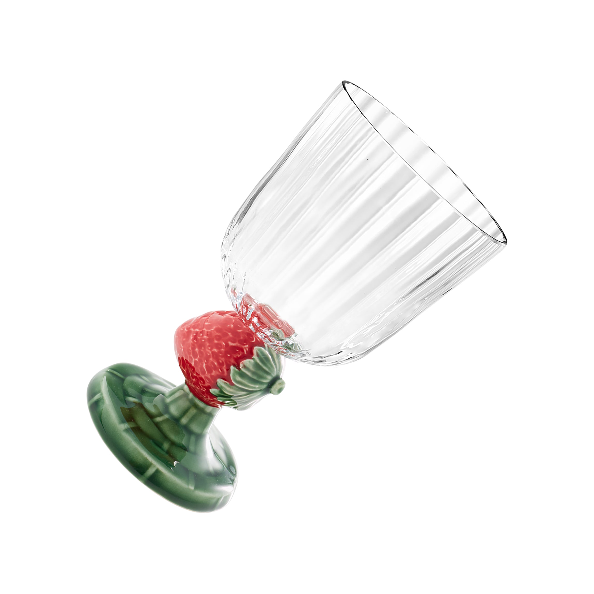 Bicchiere fragola Bordallo Pinheiro
