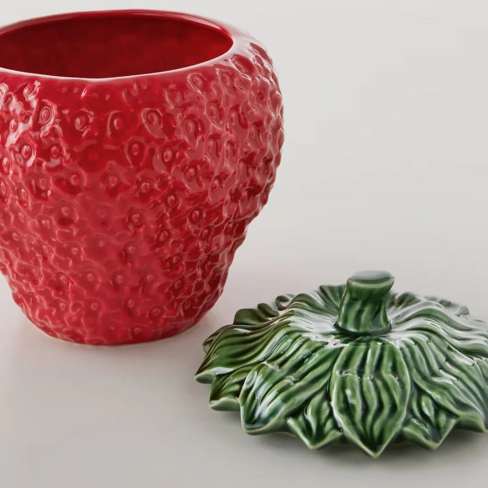 Biscottiera Fragola in Ceramica Bordallo Pinheiro