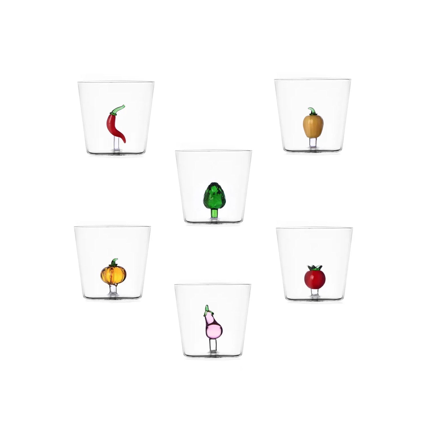 Set 6 bicchieri Vegetable Ichendorf
