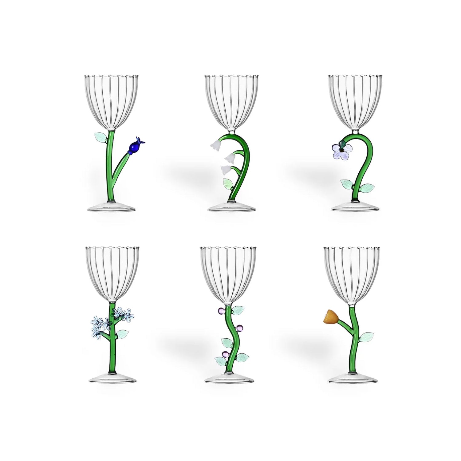 Set 6 calici botanica Ichendorf