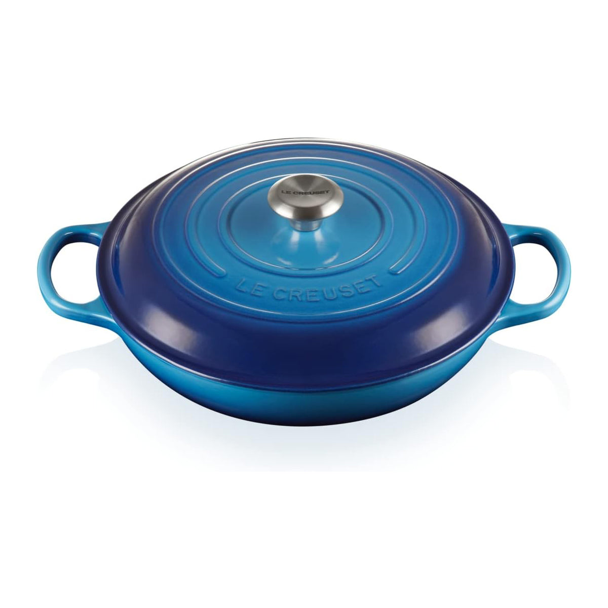 Tegame basso Evolution  Ø 30 Azure Blu Le Creuset