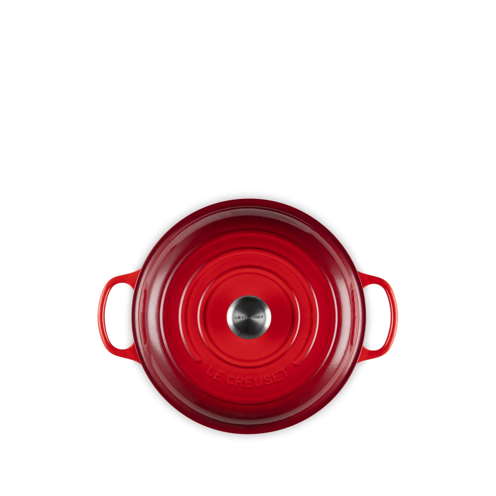 Tegame basso 30 Ciliegia Le Creuset