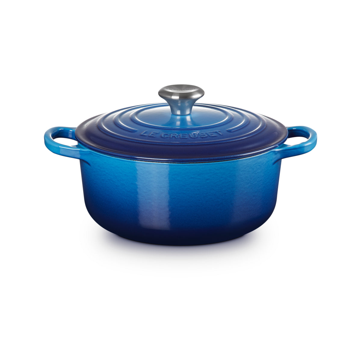 Cocotte Rotondo Evo 24 Azure Blu Le Creuset