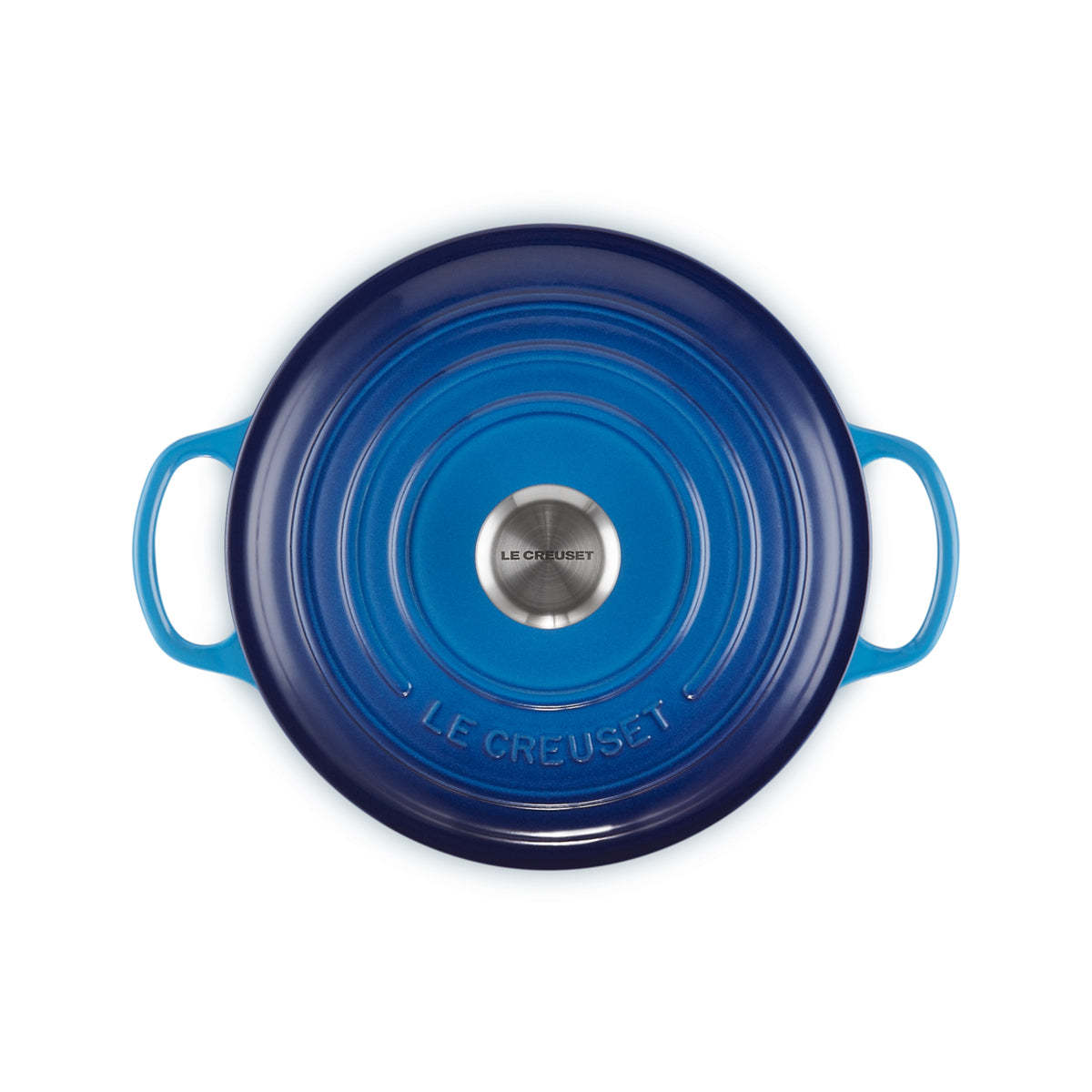 Cocotte Rotondo Evo 24 Azure Blu Le Creuset