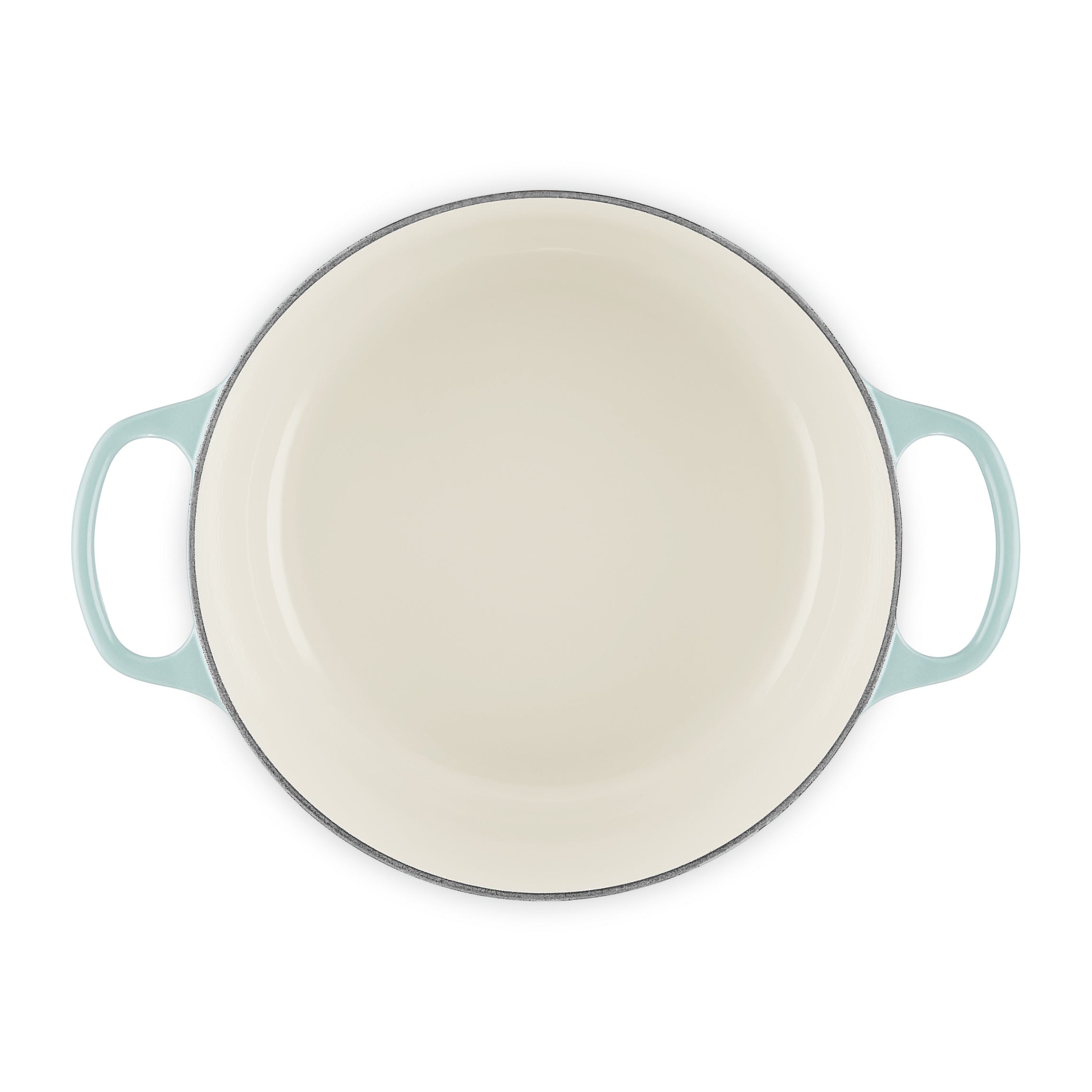 Cocotte rotonda Evo 26 - Sea Salt Le Creuset