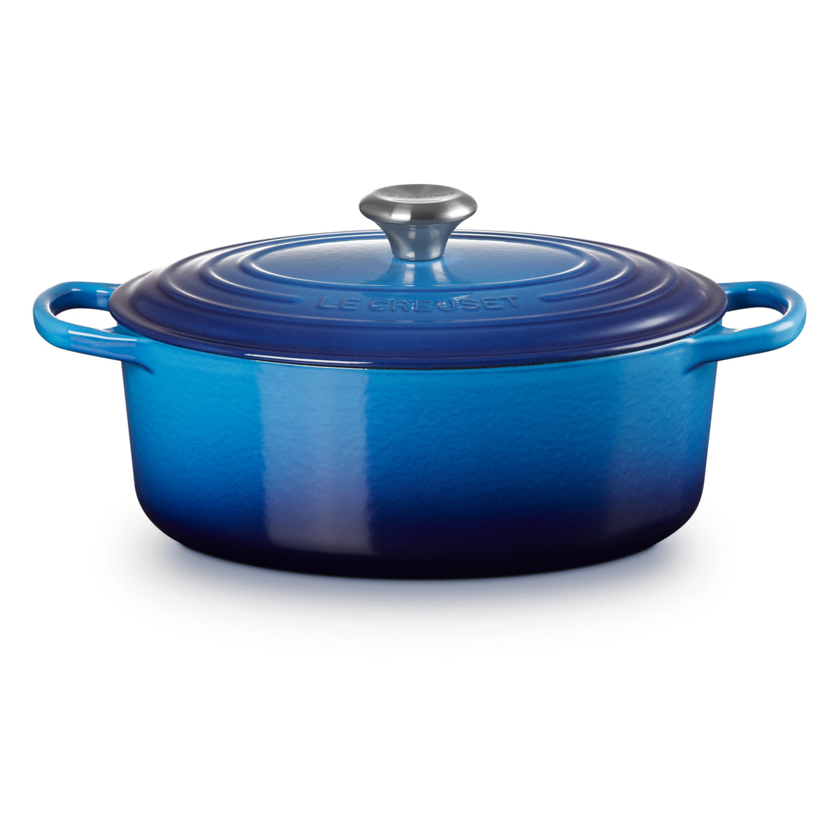 Cocotte Ovale Evo 29 Azure Blu Le Creuset