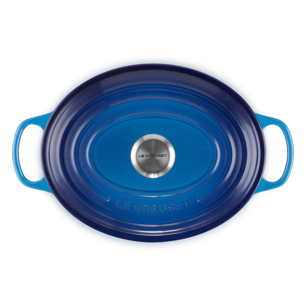 Cocotte Ovale Evo 29 Azure Blu Le Creuset