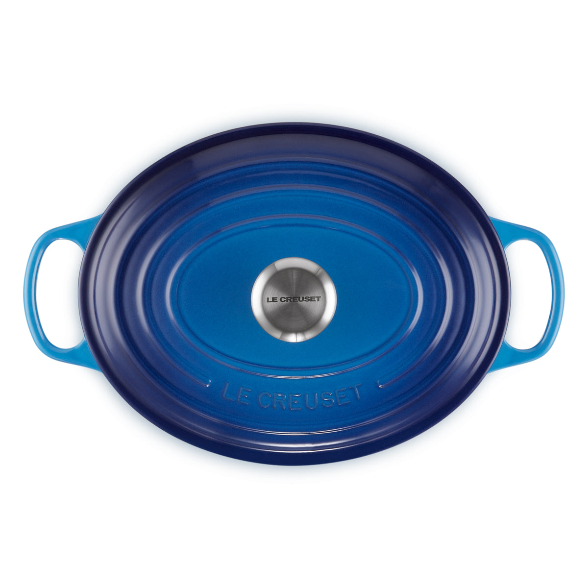 Cocotte Ovale Evo 29 Azure Blu Le Creuset