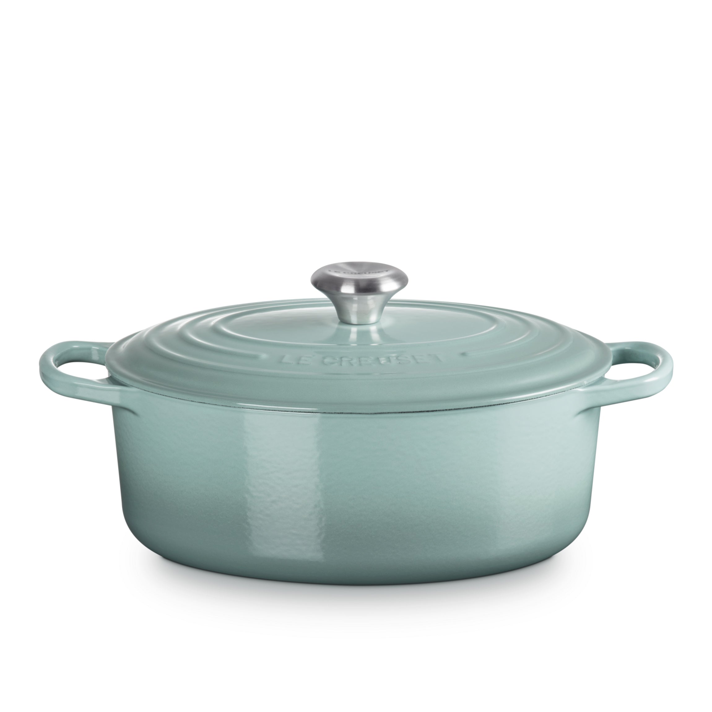 Cocotte Ovale Evo 29 - Sea Salt Le Creuset
