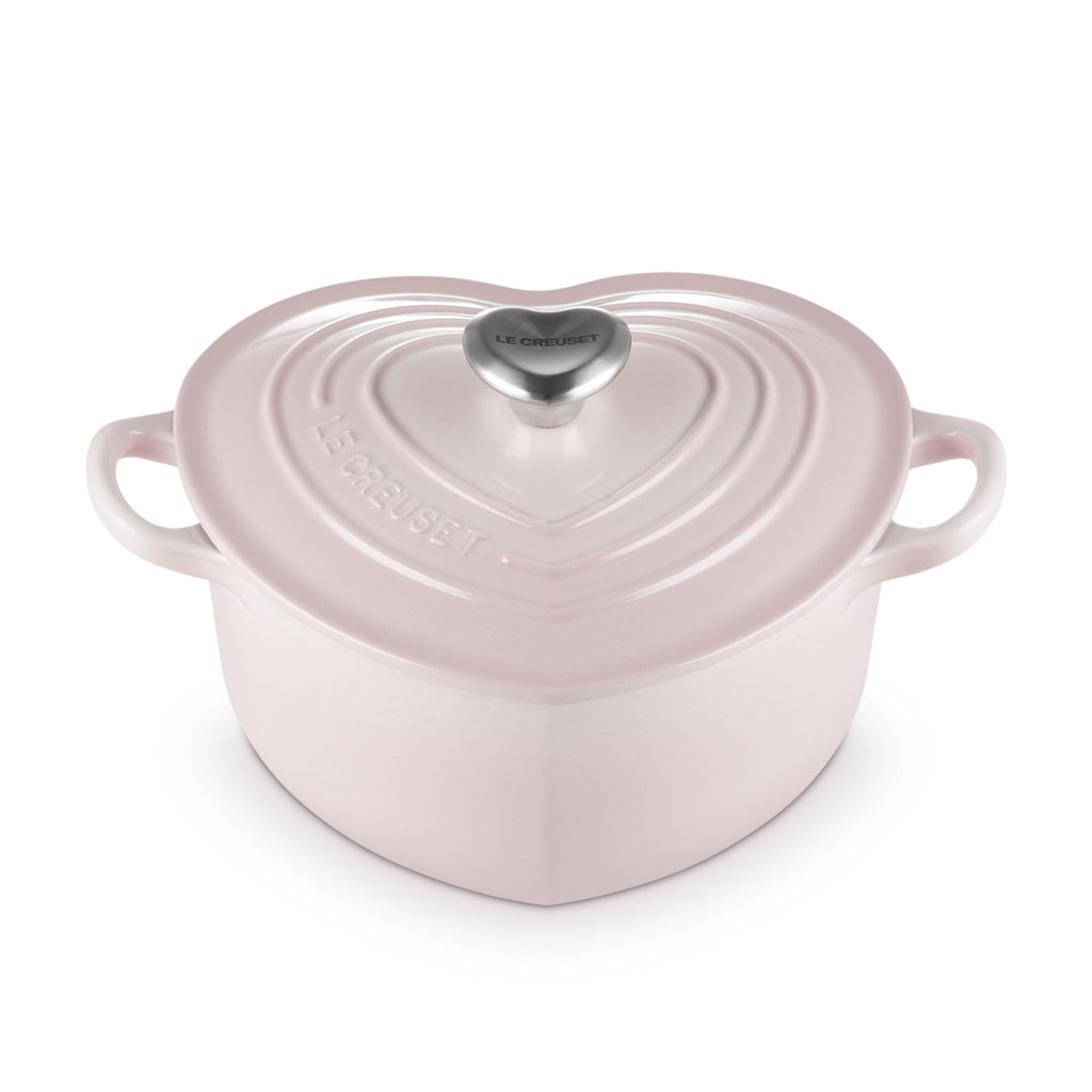 Cocotte a cuore in ghisa vetrificata con pomello a cuore 20 cm Le Creuset