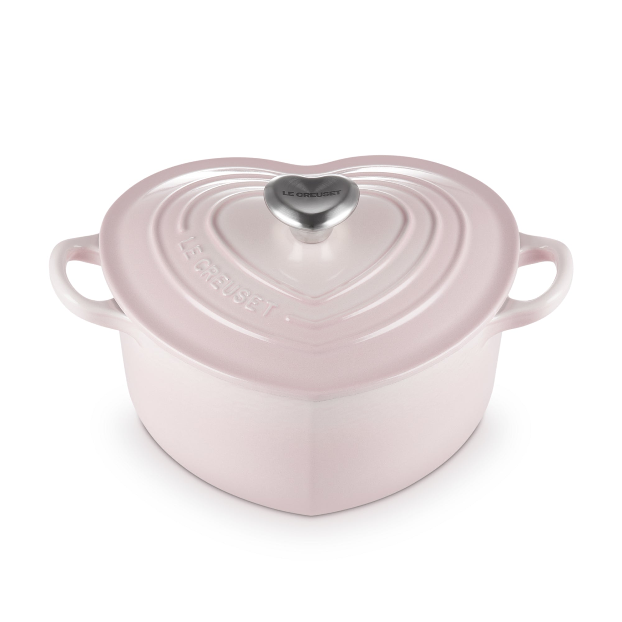 Cocotte a cuore in ghisa vetrificata con pomello a cuore 20 cm Le Creuset