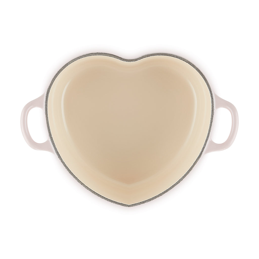 Cocotte a cuore in ghisa vetrificata con pomello a cuore 20 cm Le Creuset
