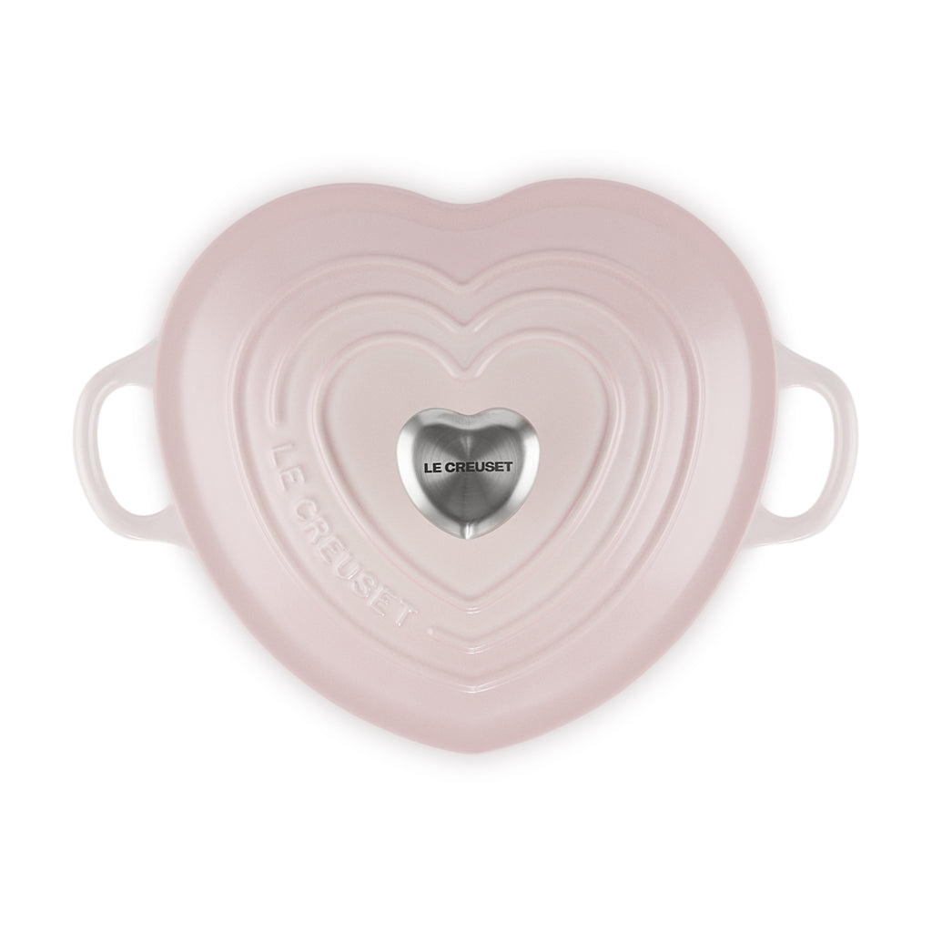 Cocotte a cuore in ghisa vetrificata con pomello a cuore 20 cm Le Creuset