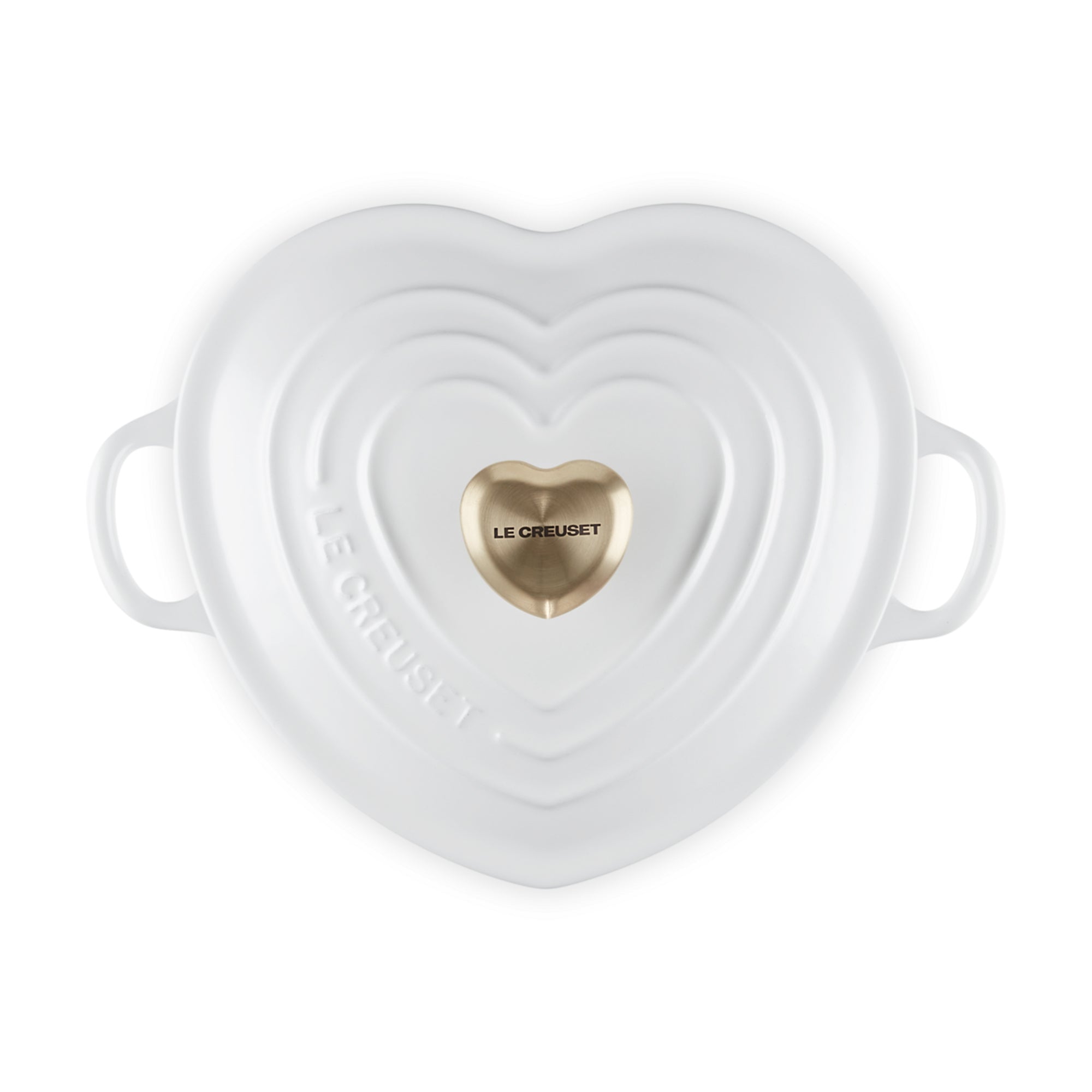 Cocotte a cuore in ghisa vetrificata con pomello a cuore 20 cm Le Creuset