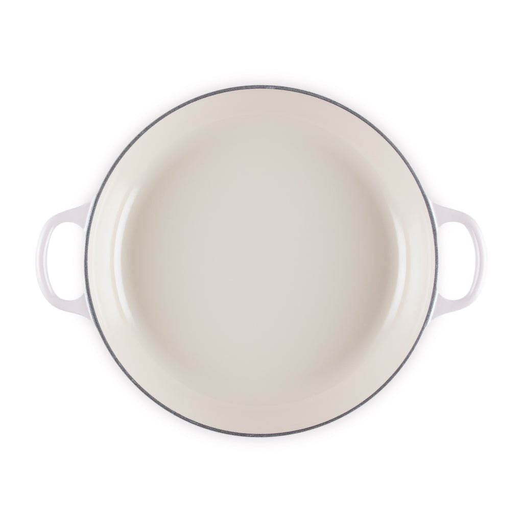 Tegame basso con coperchio a fiore in ghisa vetrificata 26 cm Le Creuset