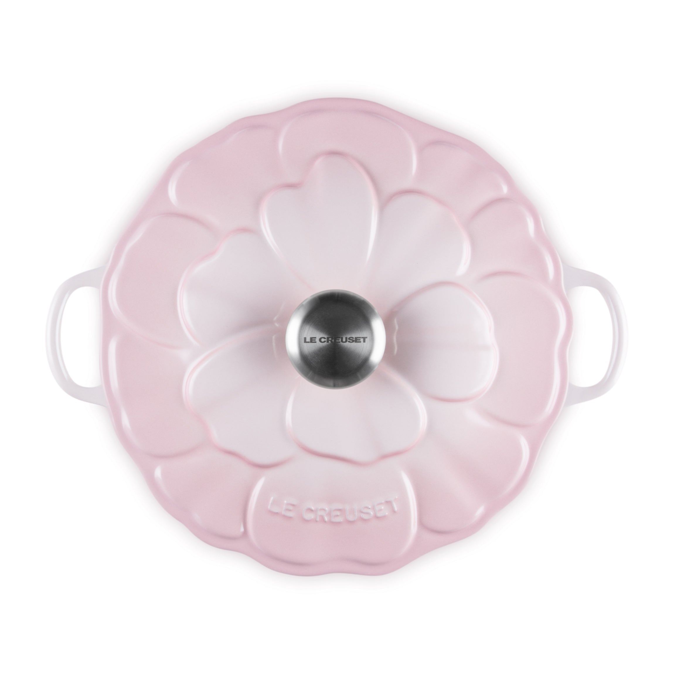 Tegame basso con coperchio a fiore in ghisa vetrificata 26 cm Le Creuset