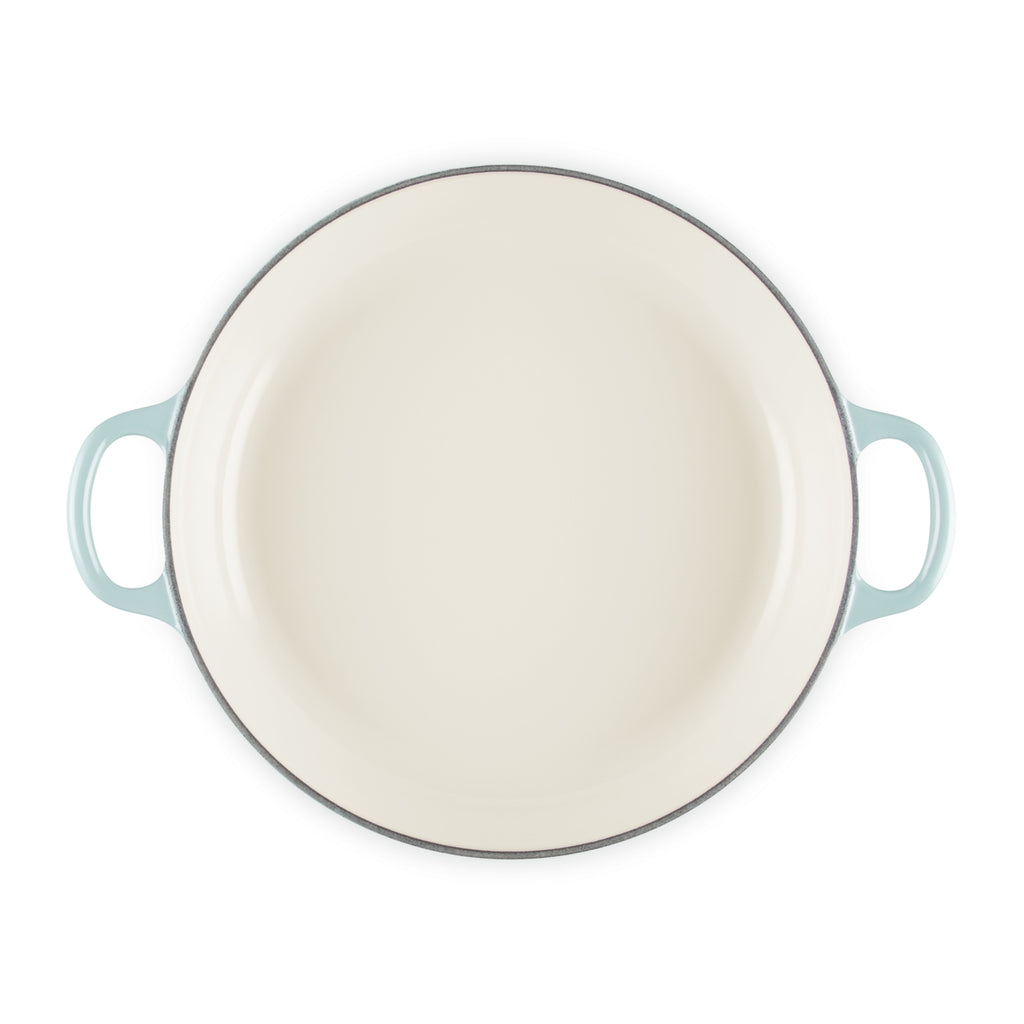 Tegame basso con coperchio a fiore in ghisa vetrificata 26 cm Le Creuset