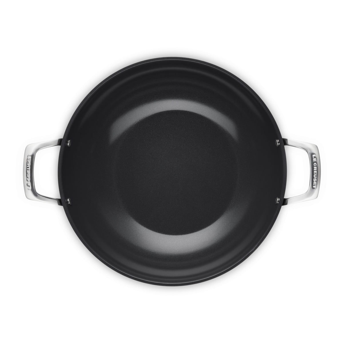 Wok Antiaderente in Ceramica 32 cm - Due manici Le Creuset