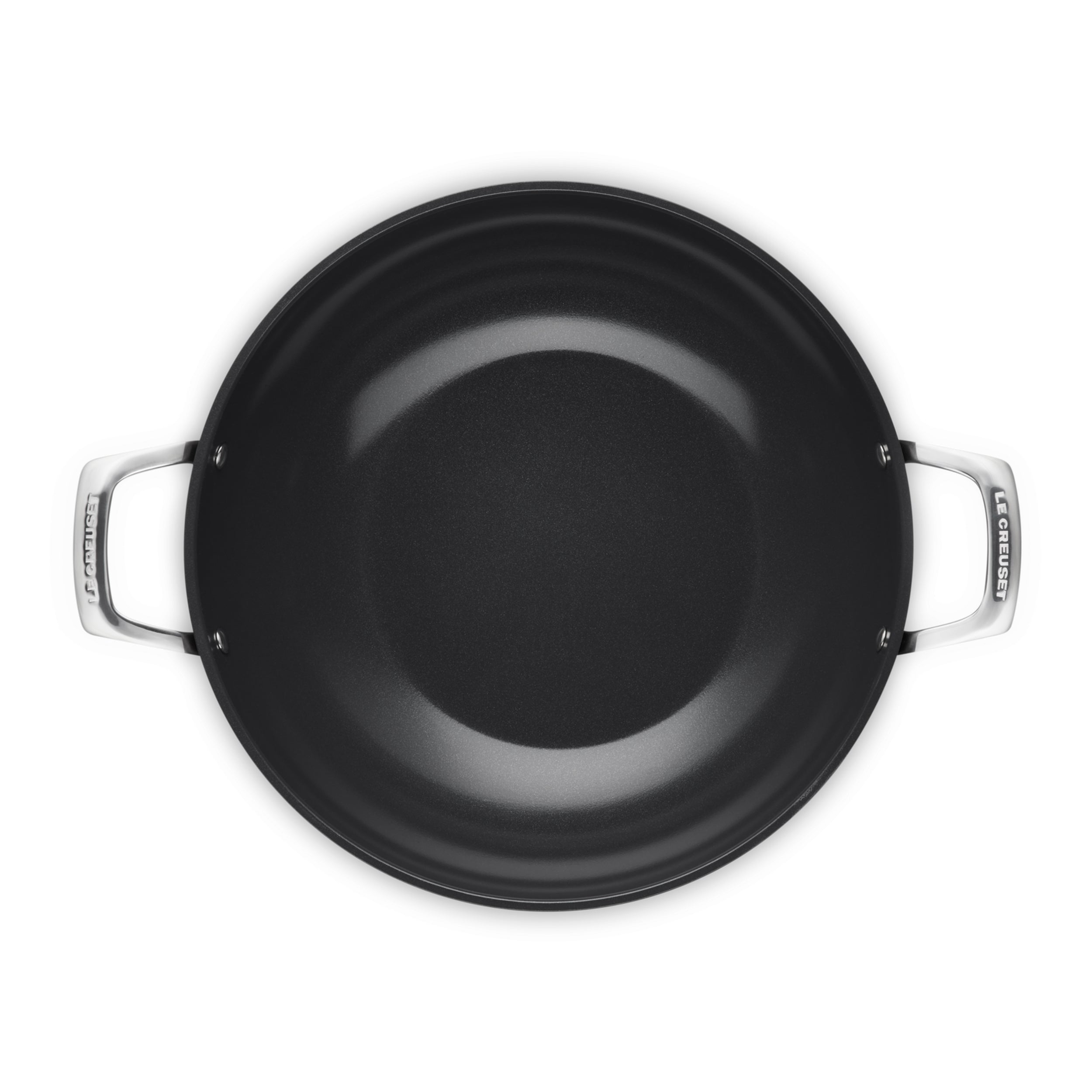 Wok Antiaderente in Ceramica 32 cm - Due manici Le Creuset