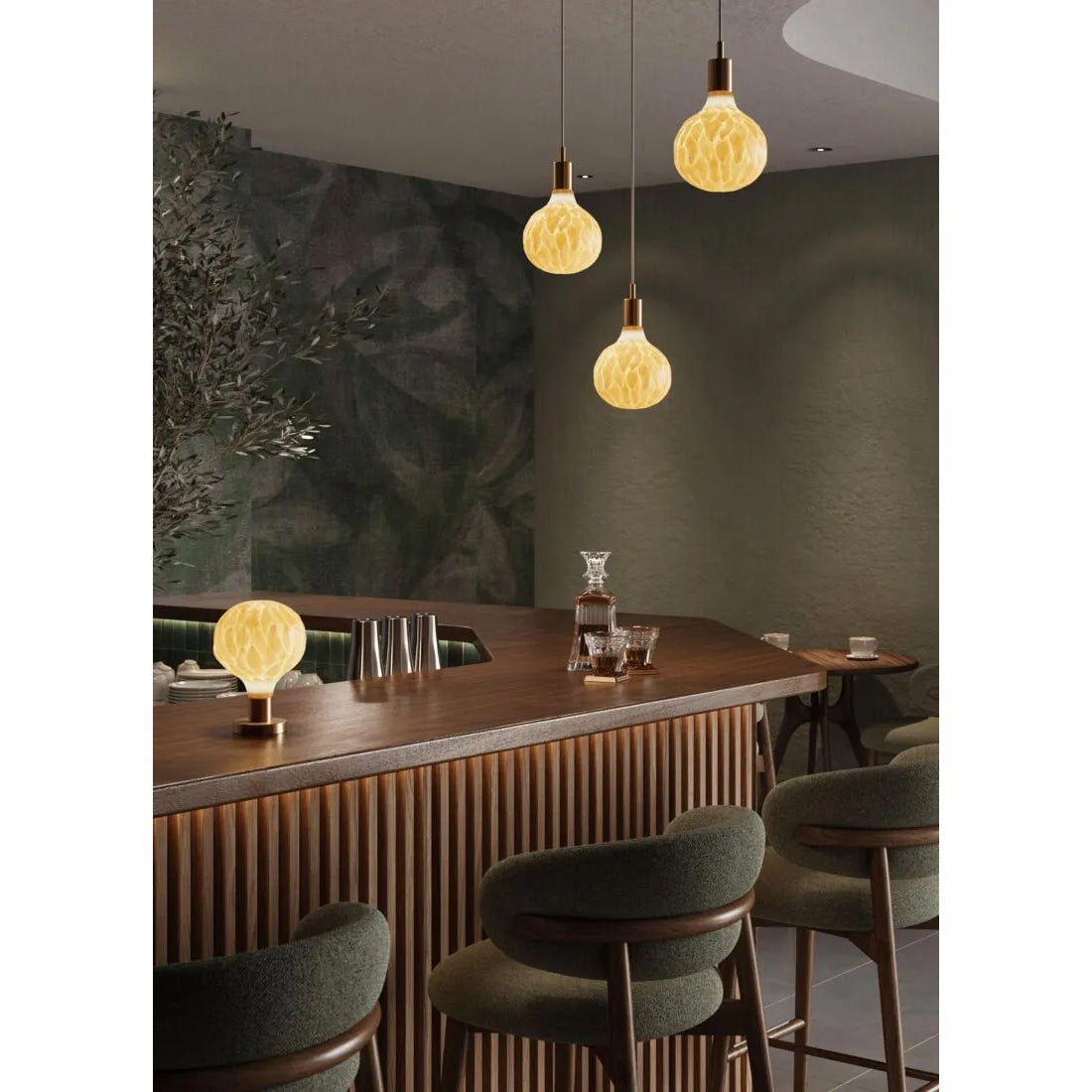 Lampadina piume Lladro'