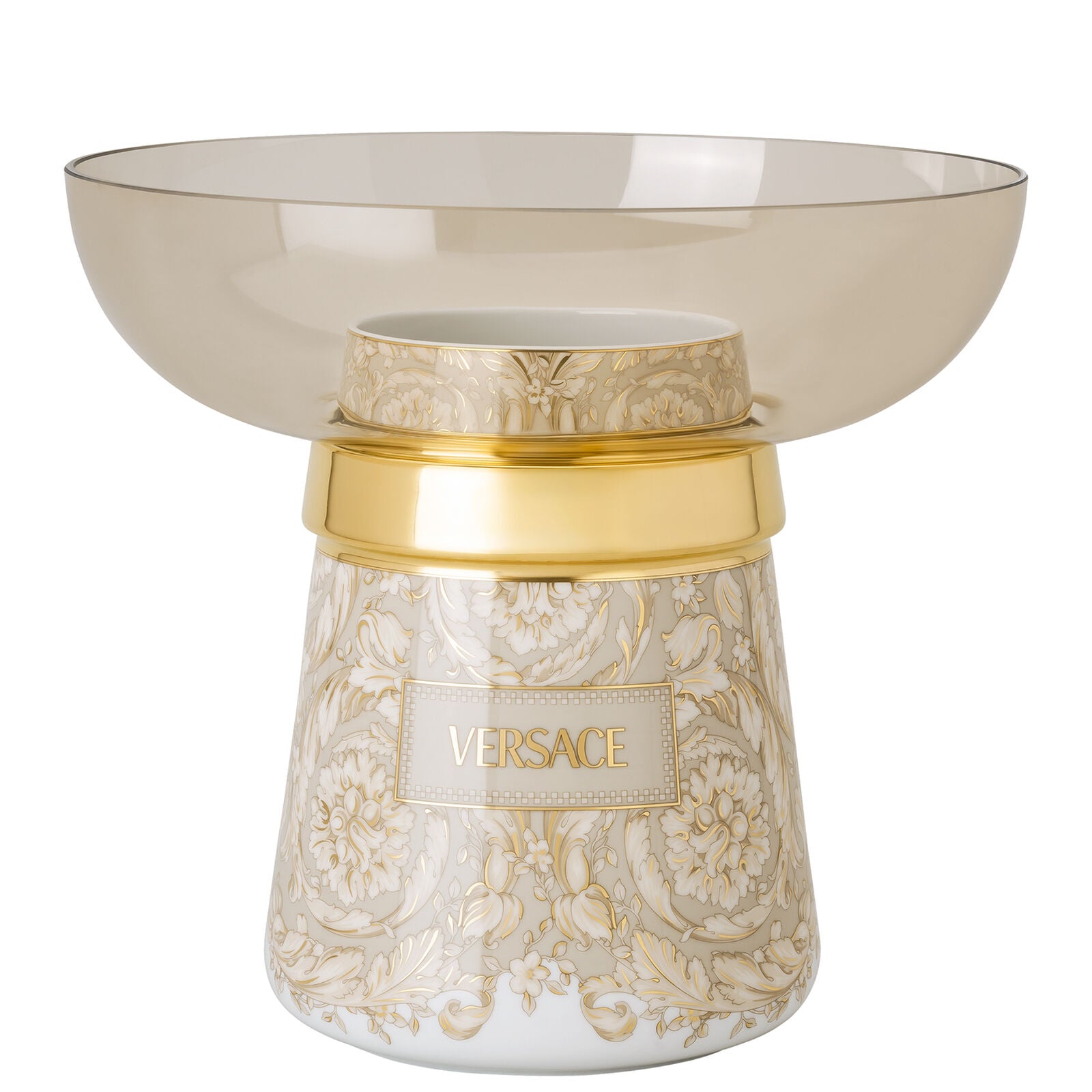 Barocco Beige Vaso 22 cm Versace