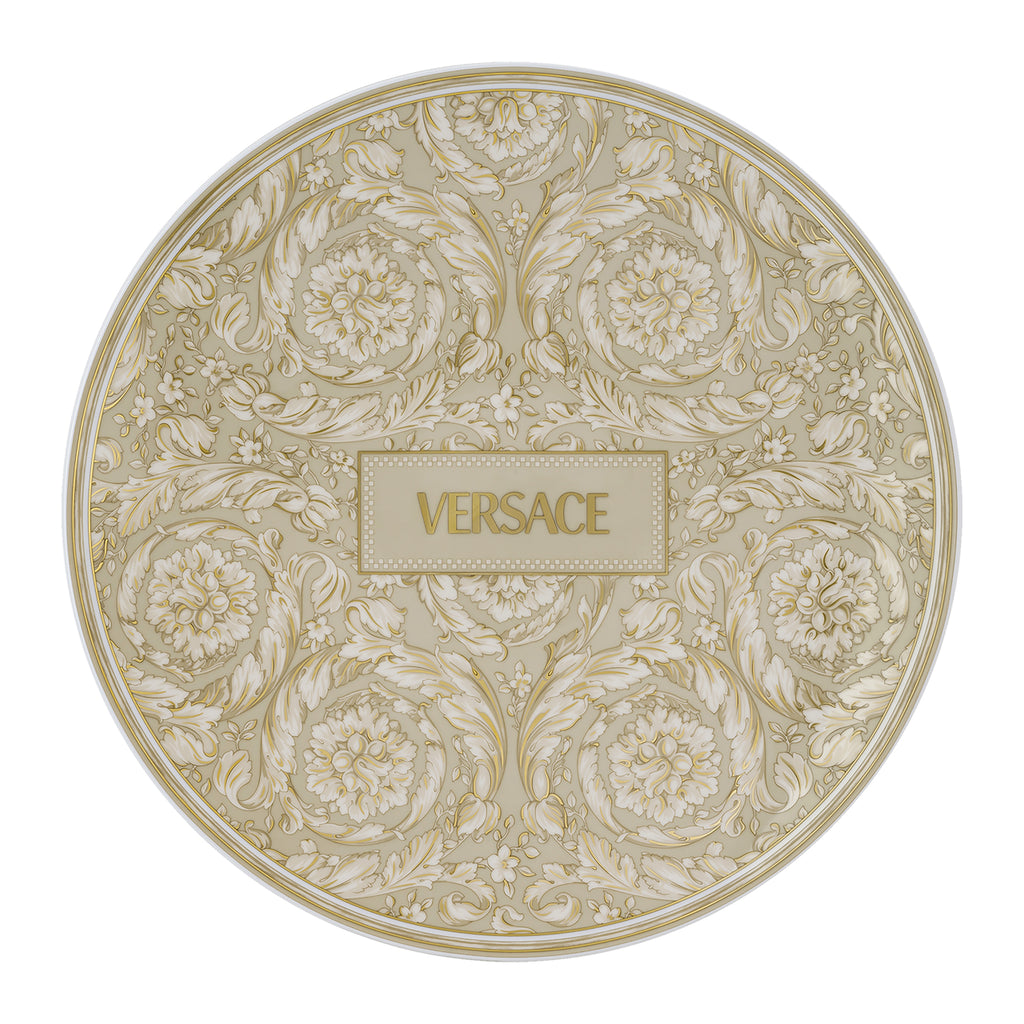 Barocco Beige Piatto piano 33 cm Versace Versace