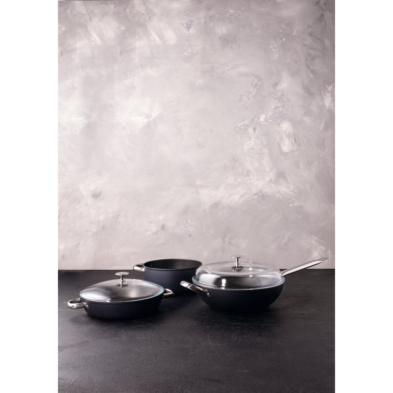 Wok 32 Cm Midnight Blue Sambonet
