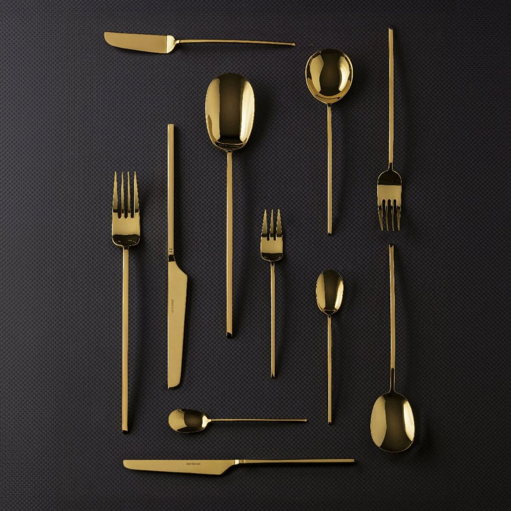Set 24 Posate Mirror Gold Sambonet