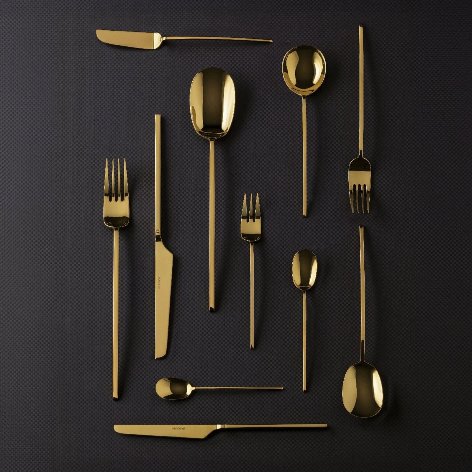 Set 24 Posate Mirror Gold Sambonet