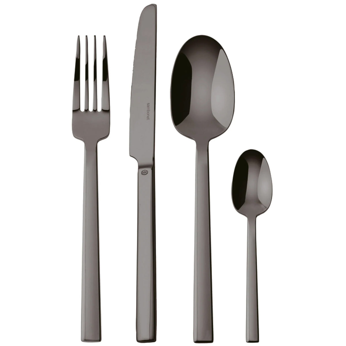 Servizio Tavola 24 Posate Neutra Black Sambonet