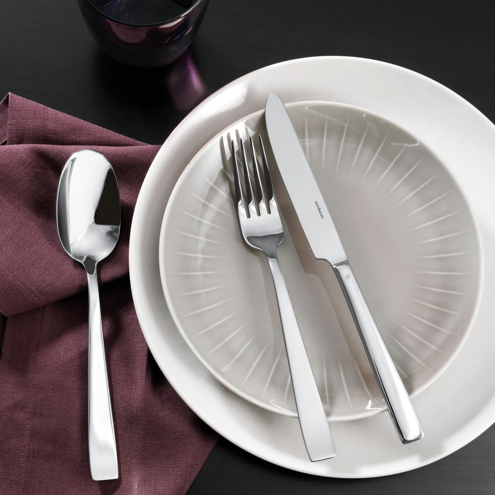 Servizio Tavola 24 Posate Flat Sambonet