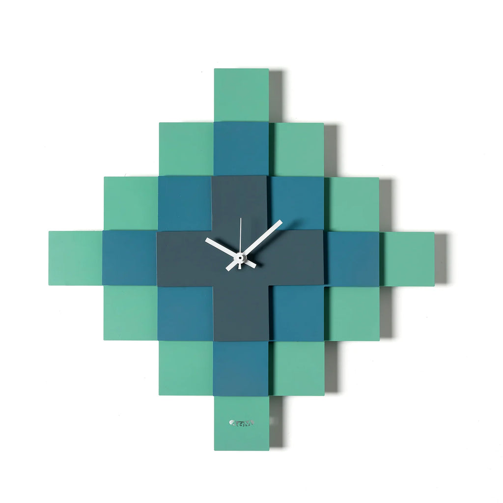 Orologio di design geometrico Mosaico Arti E Mestieri