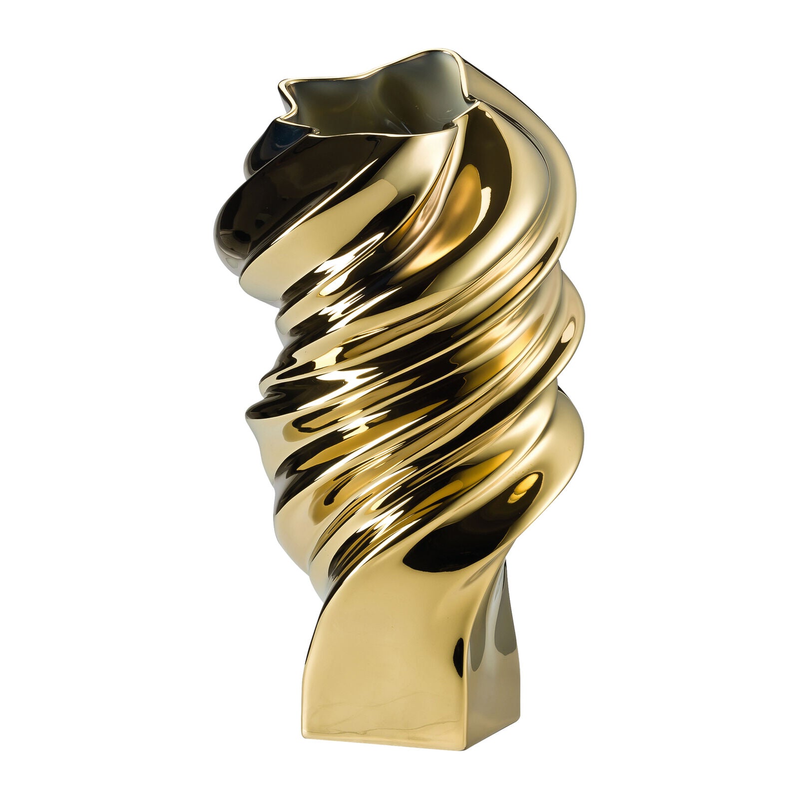 Vaso Squall Gold titanisiert Rosenthal