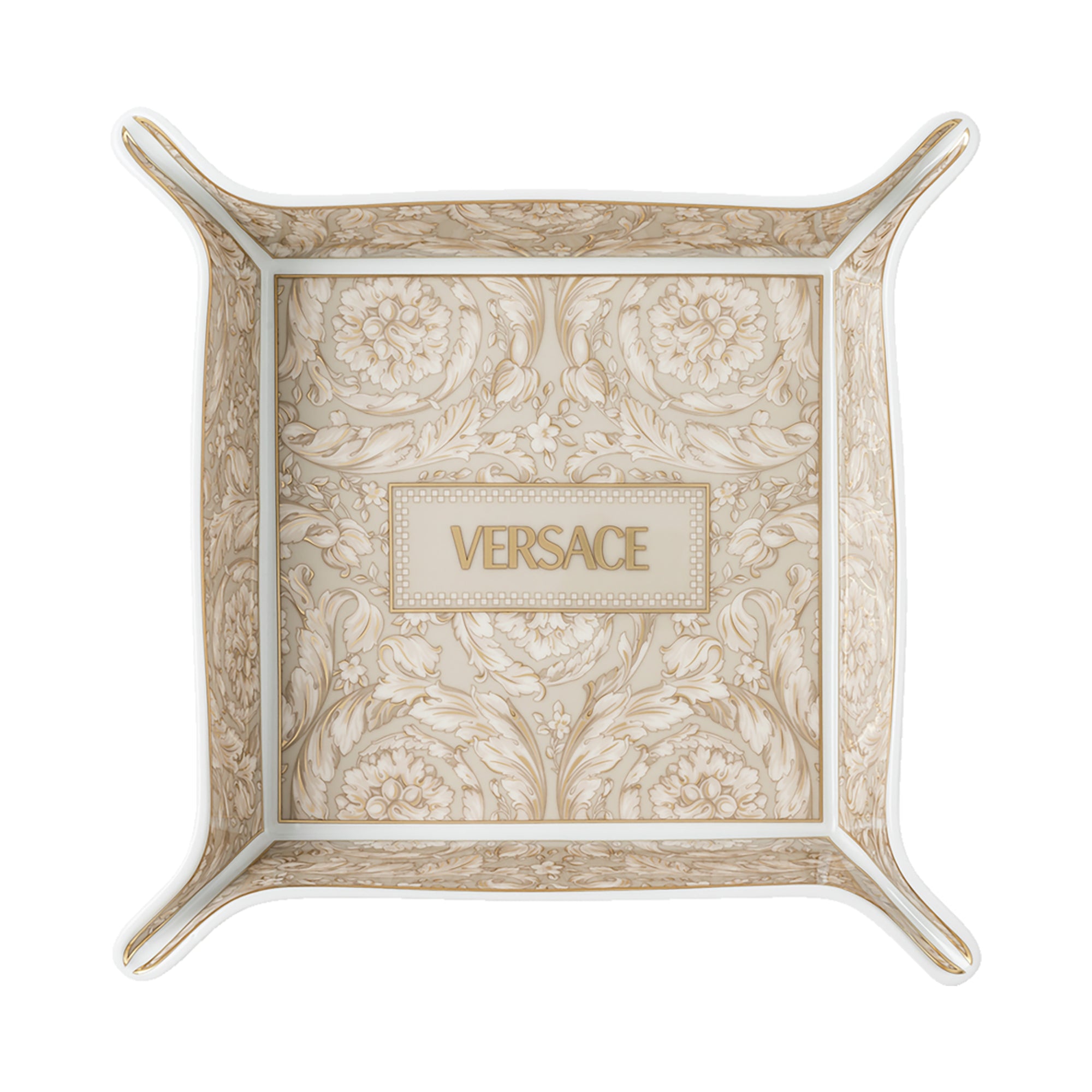Barocco Beige Svuotatasche 18 cm Versace Versace