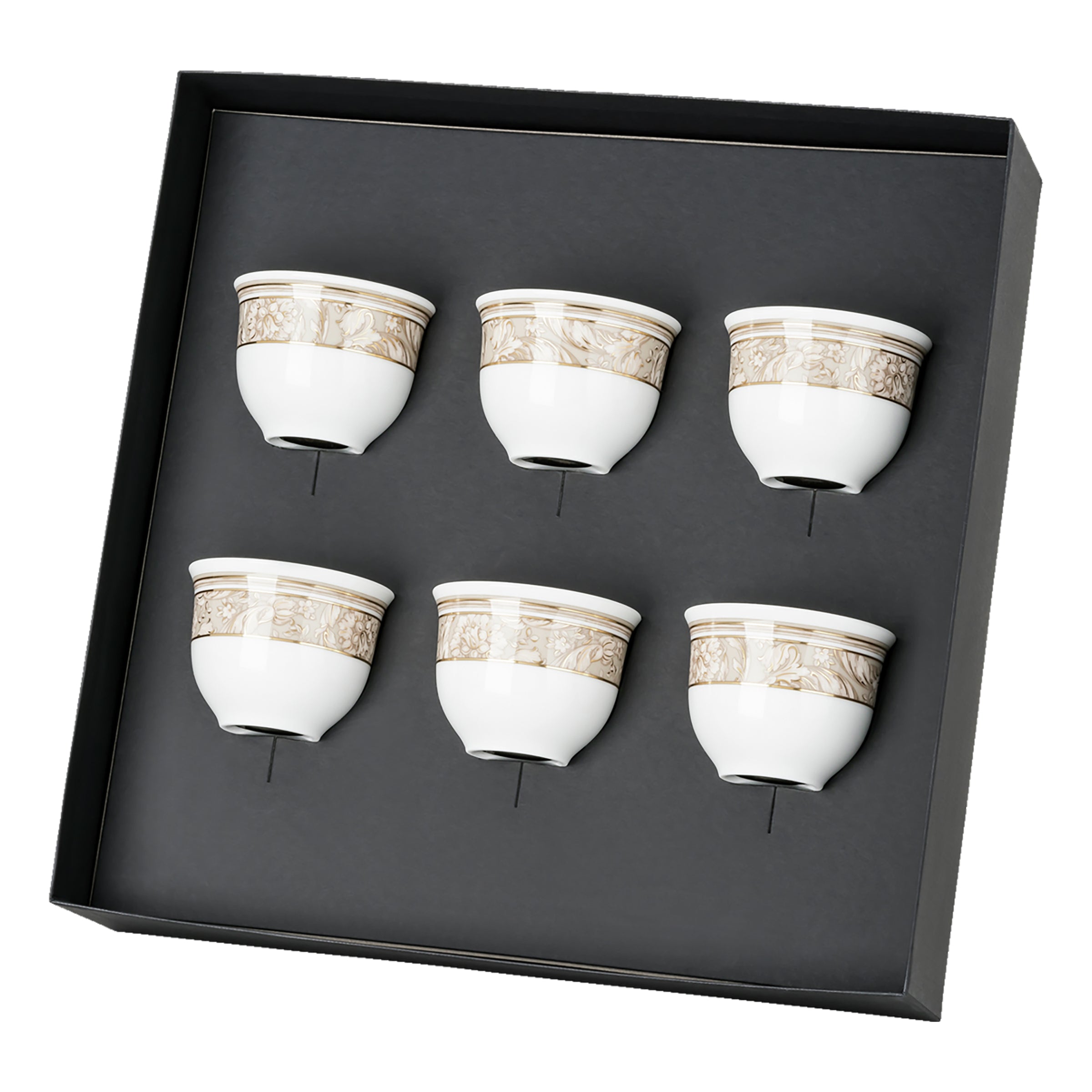 Set di 6 bicchierini Barocco Beige Versace Versace
