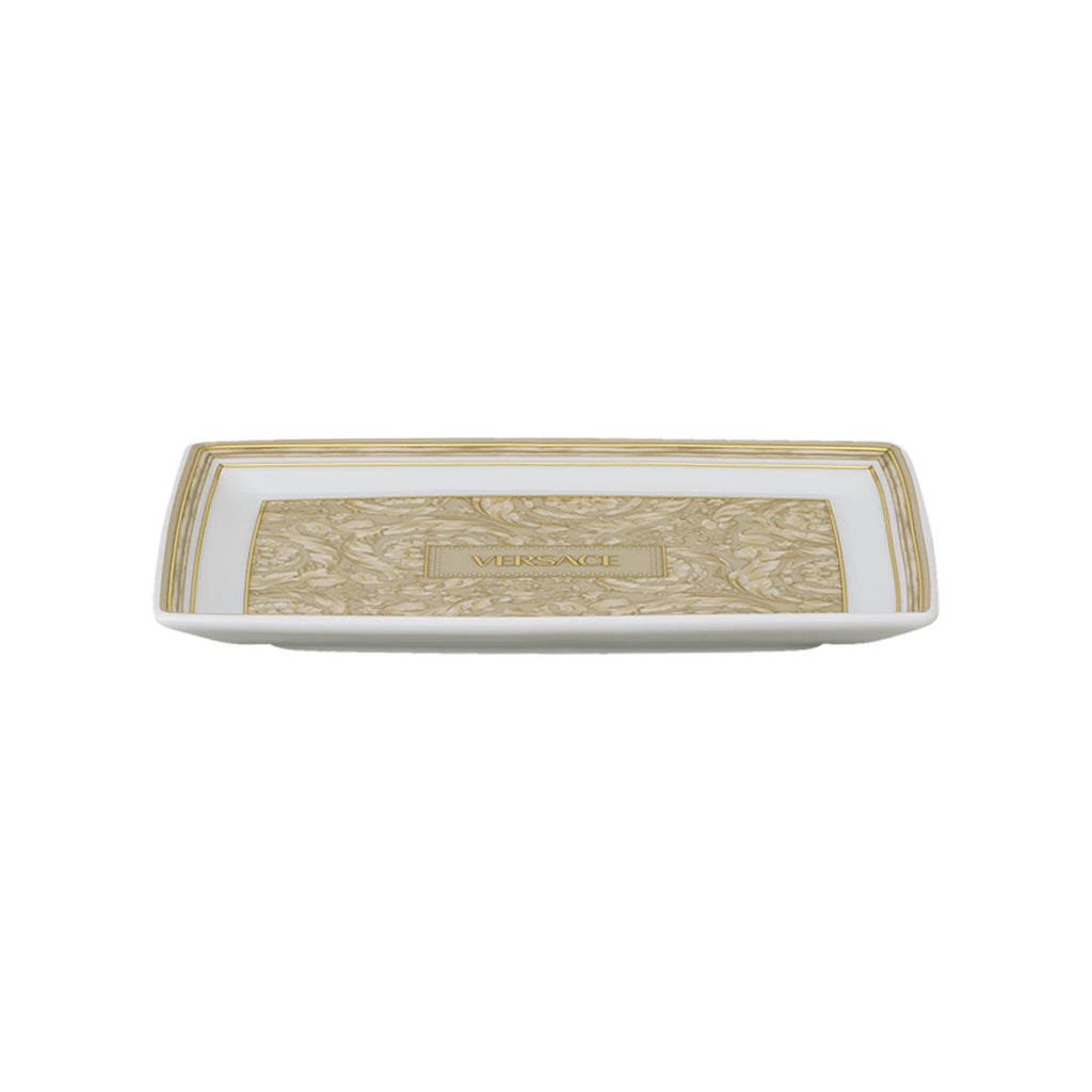 Barocco Beige Piatto ovale 18 cm Versace Versace
