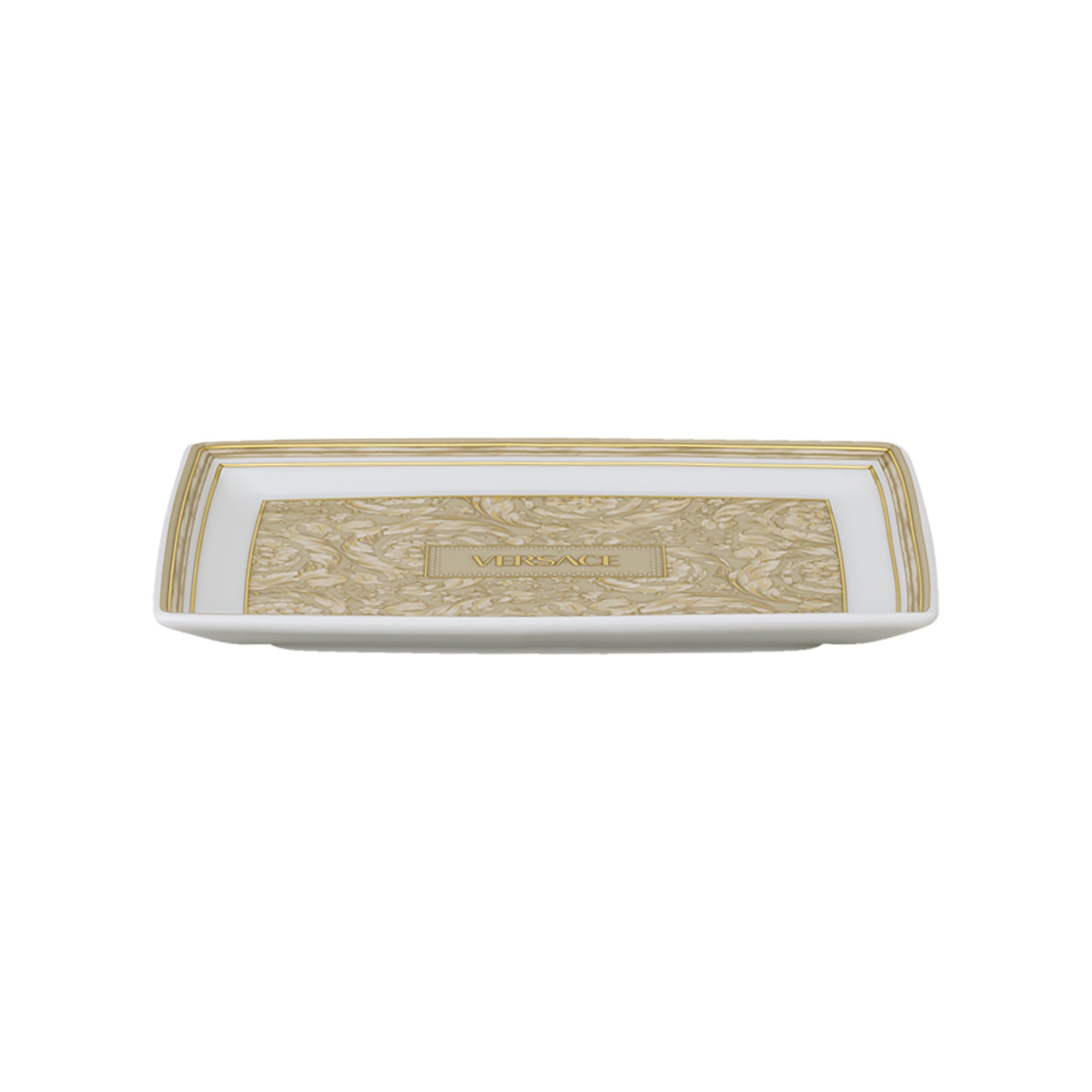 Barocco Beige Piatto ovale 18 cm Versace Versace