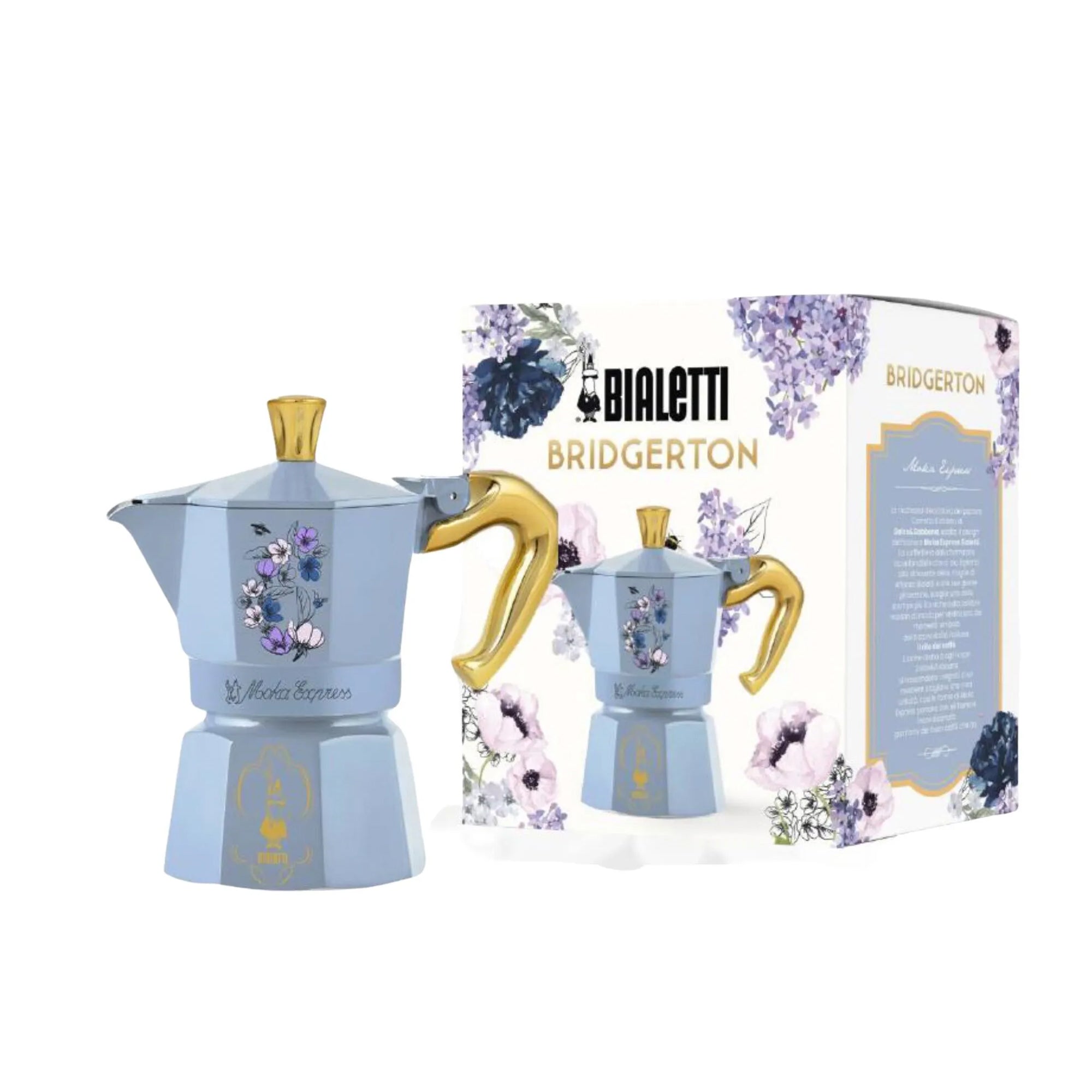Moka express 3 tazze Bridgerton Bialetti Exclusive