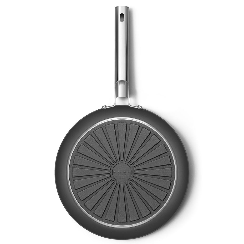 Padella Antiaderente - 30 cm Nero Stile Anni 50 Smeg
