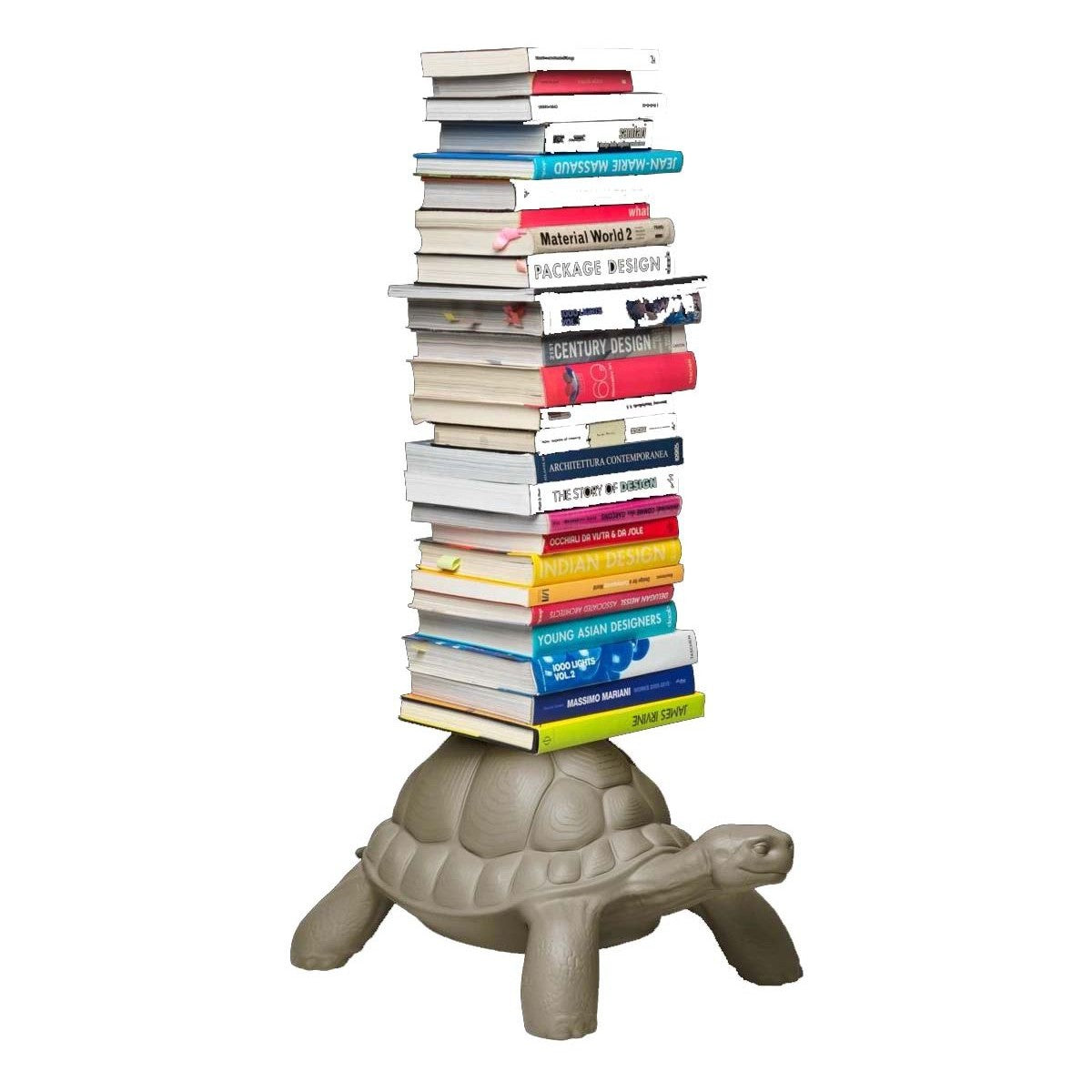 Turtle Carry – Libreria Tartaruga Dove Grey Qeeboo