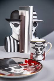 Fermalibro Mr. Black & Mrs. White - H. 26 Cm Baci Milano