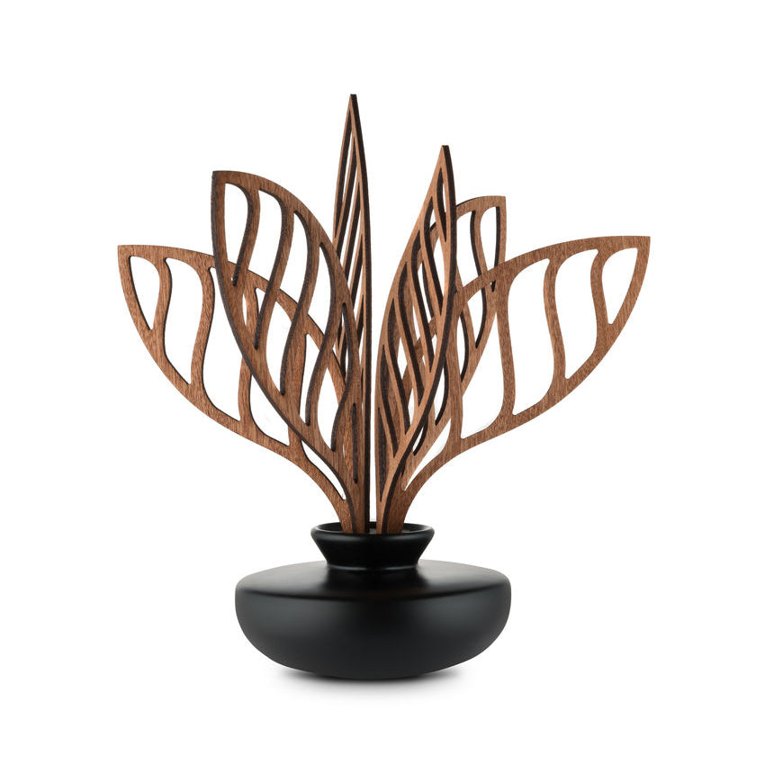 Diffusore a foglie per ambiente in porcellana. - Shhh Alessi