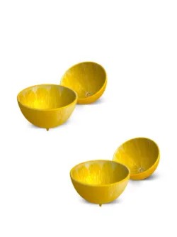 Set 4 Ciotole limoni Bordallo Pinheiro