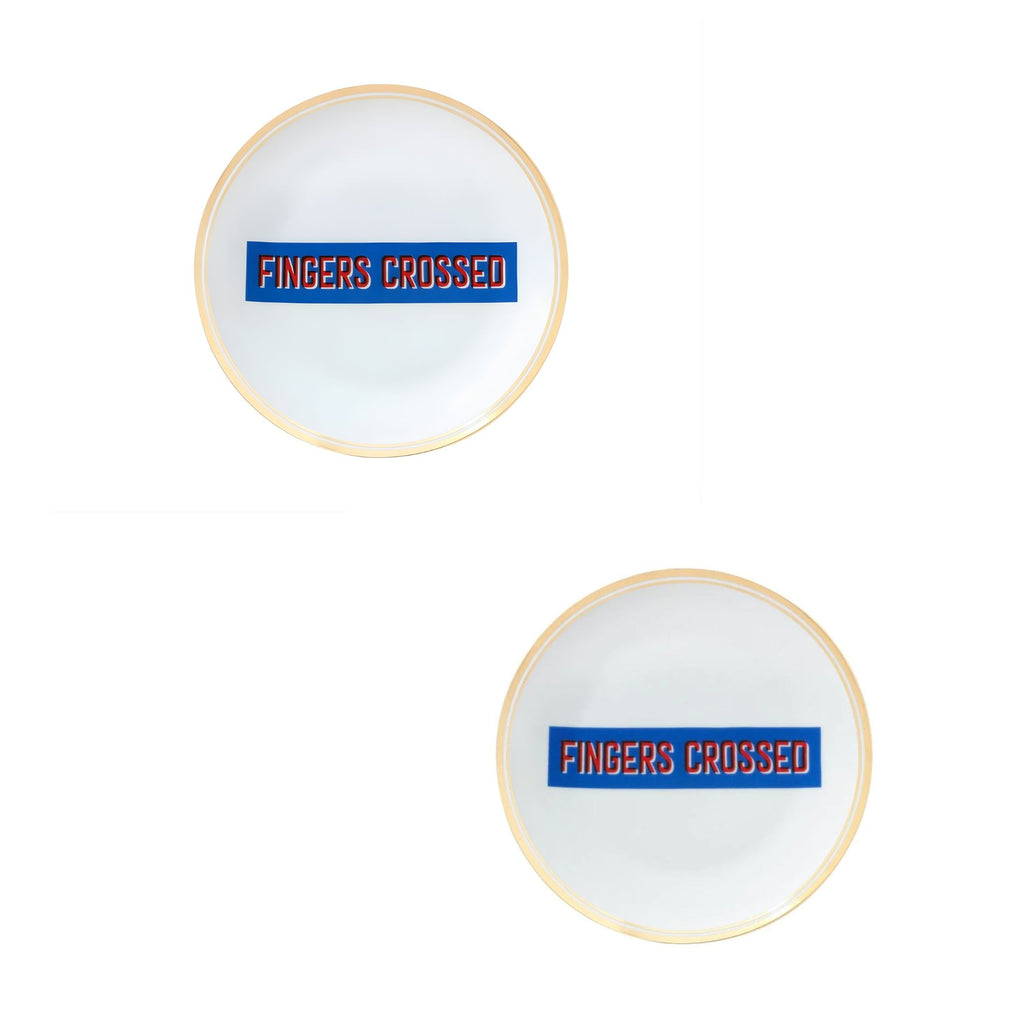 Set 2 Piatti Finger crossed Bitossi Home